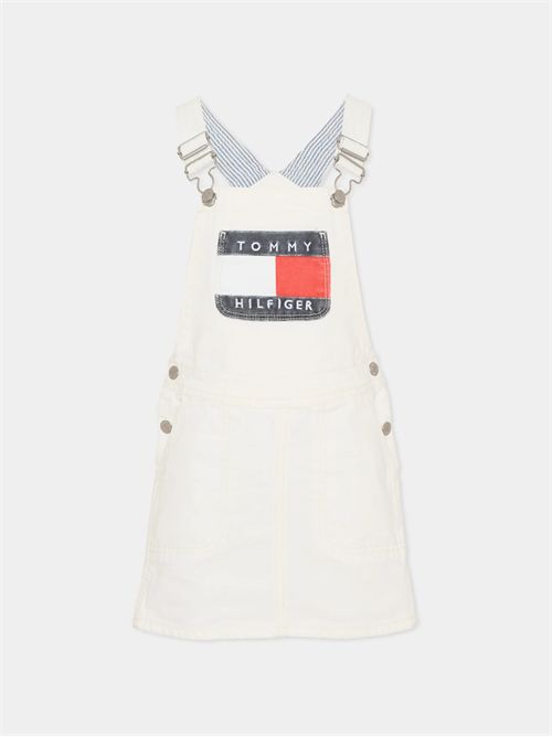 Salopette bianca TOMMY HILFIGER | KG092641CD